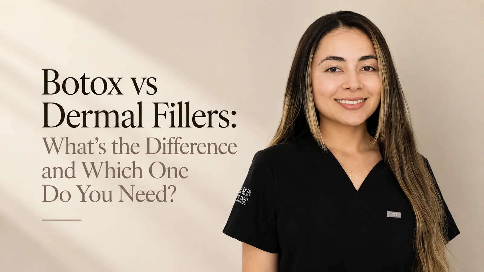 Article cover for Botox versus dermal fillers, with a Pearl Skin clinician