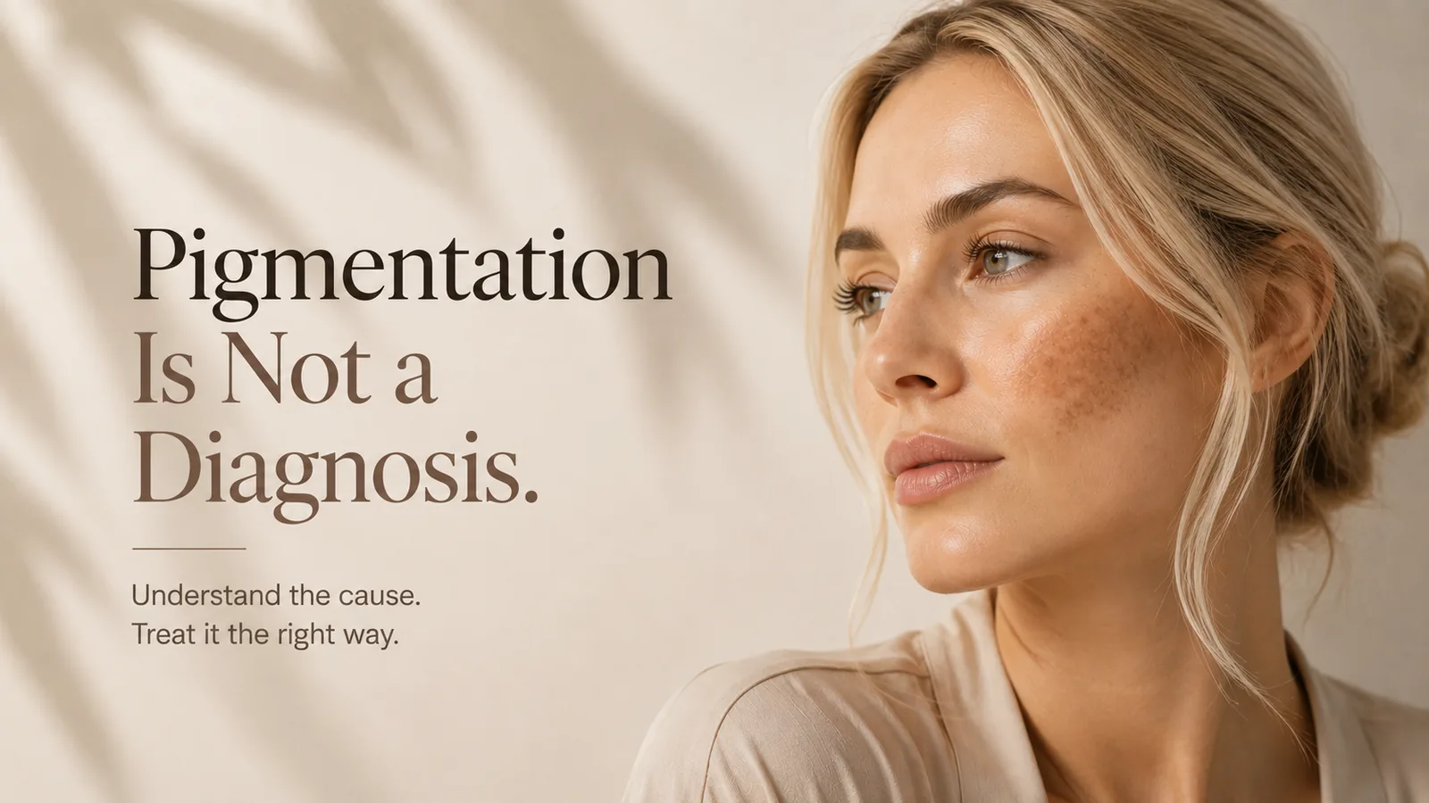 Article cover for pigmentation in Dubai, showing pigmentation across a cheek