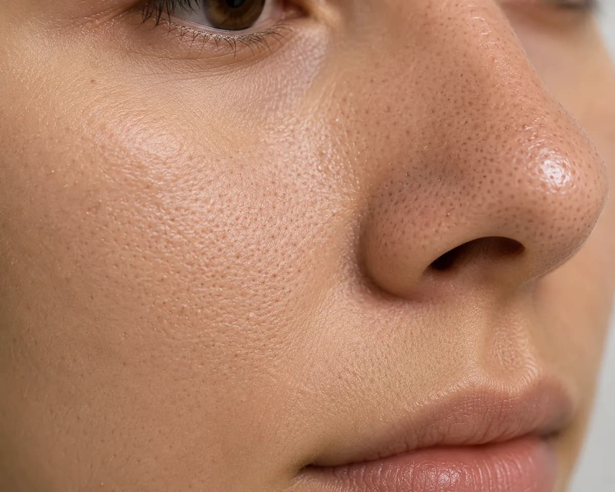 Blackheads and clogged pores around the nose