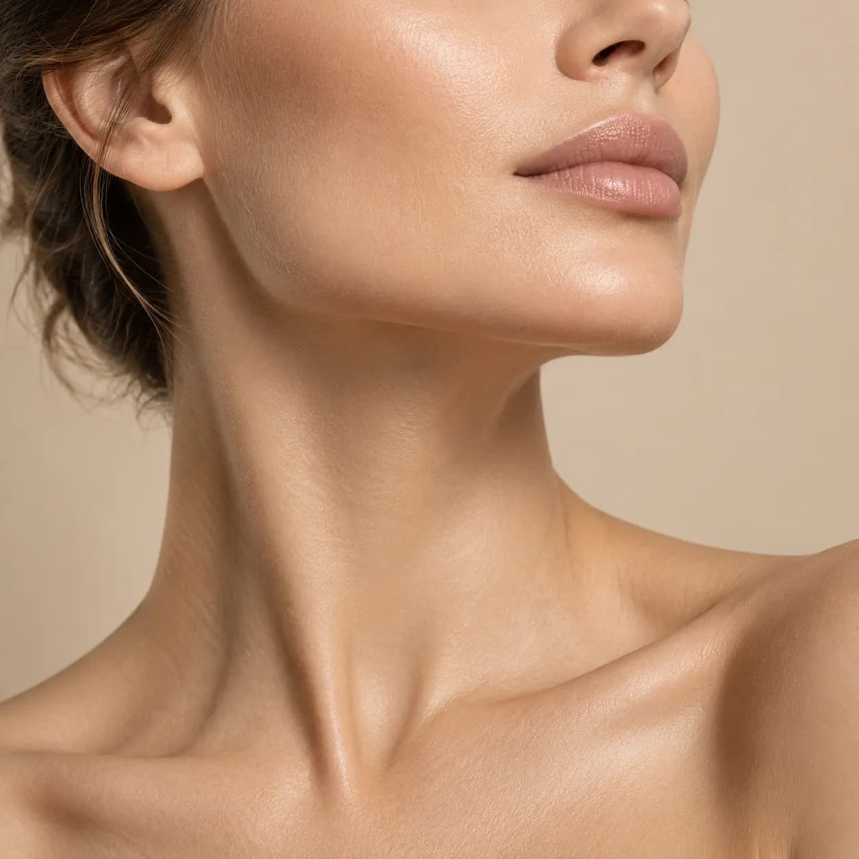 Chin, jaw and lower face
