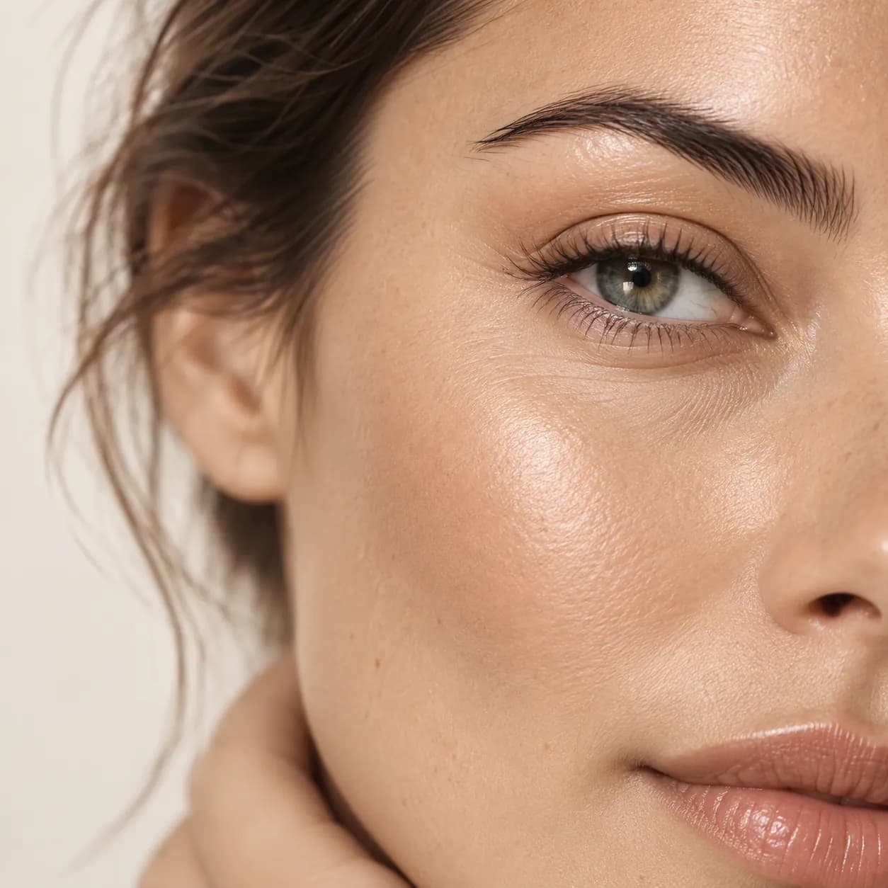 Eye and upper cheek